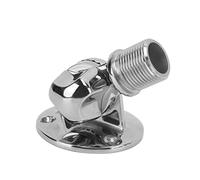 Generic Support D'antenne de Bateau, Acier Inoxydable 316 Hautement Poli, Réglage Facile à 180 ° pour Une Utilisation Marine, Support D'antenne VHF, 1 Pièce