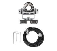 Generic Support D'antenne Mobile avec Positions D'installation Flexibles pour Coffre D'autoradio, Aucun Perçage Requis, Matériau en Acier Inoxydable Durable