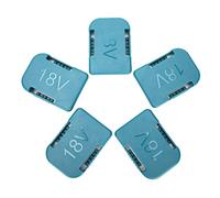 Generic Support de Batterie au Lithium Anti-poussière à Double Usage 18 V pour Green, Lot de 5, étagère de Montage de Batterie D'outil ABS Robuste pour Les Professionnels du Commerce Mondial