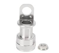 Generic - Support de Boucle de Pédale pour Vélo Pliant à Dégagement Rapide, Adaptateur en Aluminium Durable de 5mm 10mm pour Un Retrait Facile de la Pédale (Silver)
