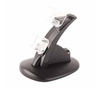 Generic Support de Chargeur Double pour Manette de Jeu Portable Résistant aux Chutes avec Indicateur pour Station D'accueil pour Contrôleur Léger et Stable pour les Joueurs Noir