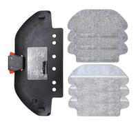 Generic Support de chiffon compatible avec Xiaomi Mi Robot Vacuum-Mop Pro S10 S12 B106GL / Mop 2S XMSTJQR2S Aspirateur Robot Pièces et accessoires, noir