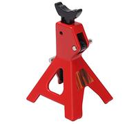 Generic Support de Cric de Voiture RC, Hauteur Réglable, Simulation Décorative en Métal, Mini Cric de Levage pour Voiture SCX10 D90 1/10 RC, Universel Compatible pour d'escalade 1/10 (Rouge)