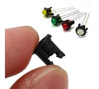 Generic Support de Diode 200 Pièces Support LED en Plastique Noir pour un Travail Efficace de Diode pour une durabilité Améliorée