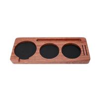 Generic Support de Doseur de café en Bois, Support Antidérapant en Silicone pour les Amateurs de café D'appartement 240x94mm