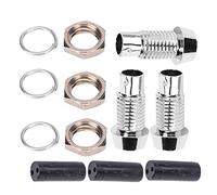 Generic Support de Lampe à Diode en Laiton de 3mm, 20 Pièces, Support LED Concave pour Contrôle Industriel, de Diode électroluminescente pour Carte PC F3