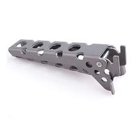 Generic Support de Levage de Casserole, Pince à Clip pour Ustensiles de Cuisine de Camping, Porte-plat Chaud avec Poignée Pliante