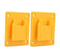 Generic Support de Machine à Outils électriques, Lot de 2 Bases de Fixation de Perceuse électrique en Plastique ABS Solide pour Accessoires M18 18V/20V (YELLOW)