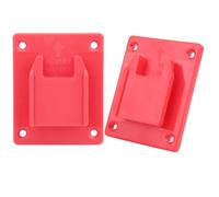 Generic Support de Machine à Outils électriques, Lot de 2 Bases de Fixation de Perceuse électrique en Plastique ABS Solide pour Accessoires M18 18V/20V (rouge)