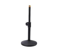 Generic Support de Micro de Bureau Réglable, Conception Antidérapante pour un Placement Stable du Microphone pour Podcasteurs Métal Noir 1 Ensemble