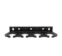 Generic Support de Microphone Multiple pour Micros sans Fil Filaires Sécurisés, Conception ABS en Fer Durable avec Rangement Efficace pour Home Studio, Peut Contenir 4 Microphones