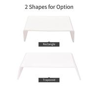 Generic Support de Moniteur, avec Un Support de Bureau de Base en Acrylique pour Une Utilisation de l'ordinateur Plus Confortable (Forme trapézoïde)
