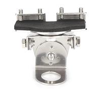 Generic Support de Montage D'Antenne Mobile Durable pour Autoradio, Aucun Perçage Requis, Ajustement Parfait pour Une Antenne Plus Grande, adapté à Une Installation à Hayon, en Acier Inoxydable