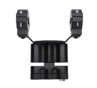 Generic Support de Montage de Bidon de Gaz avec Clés de Verrouillage, Support de Conteneur de Carburant Robuste pour Barres Roulantes UTV ATV 1 à 2 Pouces