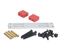 Generic Support de Montage Fixe pour Servo en Métal Robuste, Position Précise du Trou, Fonctions Complètes, Améliore Les Performances des Voitures RC, pour Les Amateurs de la Série MN (Rouge)