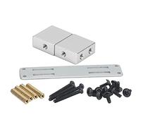 Generic Support de Montage Fixe pour Servo en Métal Robuste, Position Précise du Trou, Fonctions Complètes, Améliore Les Performances des Voitures RC, pour Les Amateurs de la Série MN (Silver)