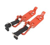 Generic Support de Pelle de Toit, Kit de Montage à Pince en Métal Robuste pour Voiture et Camion, 2 Pièces, Organisateur D'outils Permettant de Gagner de l'espace (Orange)