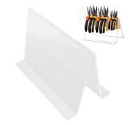 Generic Support de pinces en acrylique, organiseur, support, outils de fabrication de bijoux, multifonctionnel