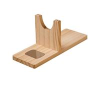 Generic Support de Pistolet à Colle Porte-pistolet à Colle Fondante avec Fente U Plateau de Rangement En Bois Distributeur D'Adhésif Stabilité Améliorée Adapt, M