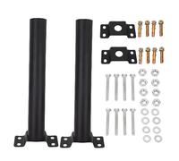 Generic Support de Poteau de Lumière Solaire, Support Mural en Acier allié galvanisé avec Rotation à 180 Degrés, pour Lampadaires Extérieurs, Antennes, Lampe de Grange