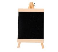 Generic Support de Tableau en Bois Portable, Mini Tableau Noir pour L'affichage des Menus de Cuisine, Utilisation D'événements, Conception Compacte 29x16cm