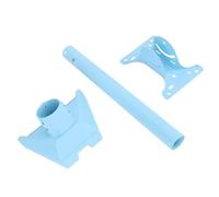 Generic Support de Toit Satellite Robuste à Angle Réglable, Support de Montage pour Poteau Satellite pour Toits Extérieurs, Acier allié Résistant aux Intempéries