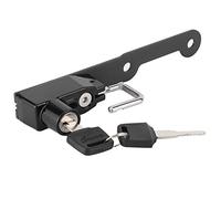 Generic Support de Verrouillage de Casque de Moto de qualité Supérieure, Antivol en Alliage D'aluminium adapté pour/CAFE Verrouillage de Casque sécurisé pour Motocyclistes en Noir 18,5 X 4,3 Cm