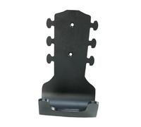 Generic Support générique pour guitare, crochet sans perçage, support robuste pour ukulélé, violon, erhu, avec vis et adhésif pour instrument de musique, Noir