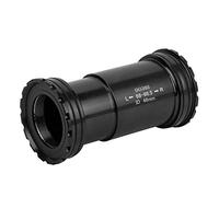 Generic Support Inférieur de Cadre de Vélo, Accessoire en Alliage Durable pour Vélo, Performances à Faible Friction pour/FS/Rotor, pour BB386EVO/PF30 68/73/86 Mm φ46 Mm (Black)