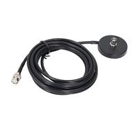 Generic Support Magnétique BNC Stable et Pratique pour Radio CB de Véhicule, Radio Bidirectionnelle, Base Magnétique avec Câble Coaxial RG58 de 5 M pour Toit de Voiture