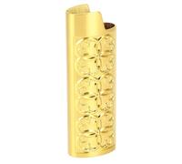 Generic Support pour Briquet en Alliage D'aluminium, Design Unique, Look élégant, Accessoire Tendance, pour Les Fêtes et Les Bars. (Gold)