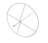 Generic Support pour Plantes en Acier Inoxydable, Piquet d'escalade Rond, Installation Facile pour Fleurs et Vignes de Jardin, 44cm
