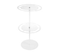 Generic Support Tournant En Acrylique pour Figurines, Rangement de Bijoux, Objets Décoratifs, Lunettes, Double niveau