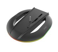 Generic Support Vertical Console pour PS5 Slim Digital Optical Drive Version, LED RGB Socle de Remplacement Console pour Playstation 5 Slim (avec lumière)