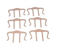 Generic Supports de Page de Livre de Musique en Bronze, Clips Robustes en Acier Inoxydable pour Tourner Facilement les Pages, Parfaits pour les Musiciens ou les Chefs, 6 Pièces, 3,6 X 2,5 Pouces