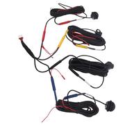 Generic Système de Caméra Panoramique HD à 360 ° pour Moniteur de Voiture, Installation Facile pour Une Conduite et Un Stationnement en Toute sécurité, Matière Plastique (Puce 2053 + Objectif 6048)