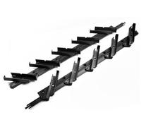 Generic Système de quincaillerie pour pergola - Système de store de terrasse (noir)