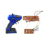 Generic Système Radio RC, émetteur et récepteur durables à 4 canaux, Module de télécommande pour modèle, Bleu