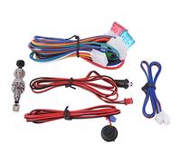 Generic Système Universel de sécurité de Voiture D'alarme de Véhicule, Protection Antivol D'entrée sans vec 2 Télécommandes, Faisceau de Câblage de Sirène pour Berline SUV Ca
