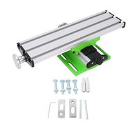 Generic Table Coulissante Croisée, Mini Banc de Forage composé Précis, Table de Travail de Fraisage Multifonction, Coulissante en Alliage D'aluminium Facile à Utiliser pour Mini Perceuse et