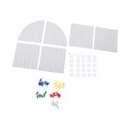 Generic Tableau D'affichage arqué en Feutre, Tableau Mural élégant et Léger avec Punaises, Tampons Adhésifs, pour Photos, œuvres D'art, Notes, Maison, Bureau, Salle de Classe (60 * 90 cm)