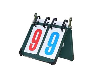 Generic Tableau de Compact à Chiffres Retournables Scoreboard Polyvalent pour Football Volleyball Baseball Fonctionnalité de Numérotation Claire, 2 chiffres