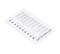 Generic Tableau de Mémo de Tableau de Corvée, Organisateur Portable et Détachable en PVC pour Enfants, Bureau à Domicile et Camping-car 12x20cm (RV CHECKLIST)