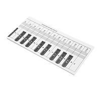 Generic Tableau de Notes de Piano éducatif 88 Touches, Aide à la Pratique Portable et étanche pour les Débutants et les étudiants en Apprentissage du Piano, Papier couché