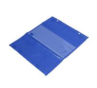 Generic Tableau de Poche Magnétique Transparent, Petit Tableau de Poche à 5 Rangées pour les Activités en es Enseignants, Aimants Intégrés, Matériau PVC Polyester (BLUE)