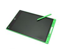 Generic Tableau d'écriture à Dessin électronique, Protection des Yeux Tablette d'écriture LCD 10 Pouces Coins Arrondis Légers Colorés pour les Voyages pour les Tout-petits (GREEN)