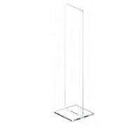 Generic Tableau Mémo D'ordinateur 2 Pièces, Porte-notes Adhésif Portable en Acrylique, Parfait pour les Accessoires de Bureau, Conception Durable (32 * 8 cm)