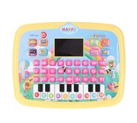 Generic Tablette d'apprentissage du Français avec écran LED pour Enfants, Jouet Amusant D'éducation Précoce, 18x24x2cm (Yellow)