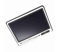Generic Tablette D'écriture LCD 9 Pouces, Outil de Peinture à Main Flexible pour Réunions d'affaires, Explications Temporaires, Notes, Options Noir et Rose Rouge (Noir (avec étui en Cuir))