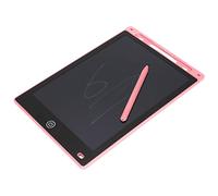 Generic Tablette D'écriture LCD pour Enfants, Tableau de Gribouillage de Protection des Yeux de 10 Pouces pour L'écriture et le Dessin, Tampon Effaçable Réutilisable pour L'éducation Précoce, (PINK)